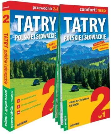 Tatry Polskie i Słowackie przewodnik 2w1 w.2024