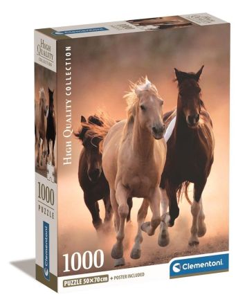 Puzzle 1000 Compact Running Horses