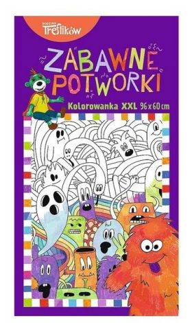 Kolorowanka XXL. Zabawne potworki