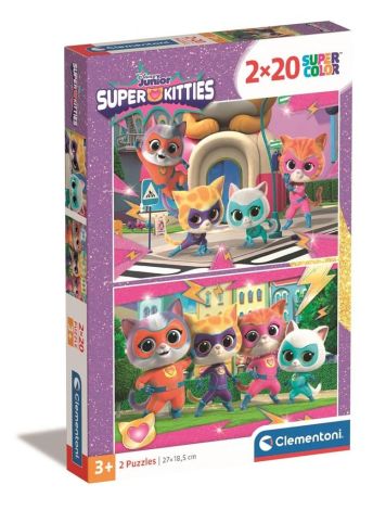 Puzzle 2x20 Super Kolor SuperKitties