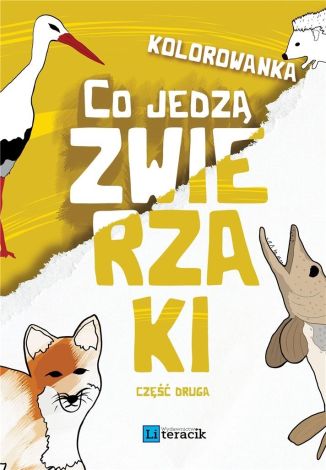 Kolorowanka: Co jedzą zwierzaki cz.2