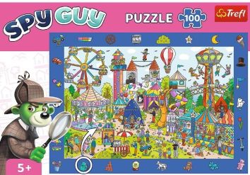 Puzzle100 Obserwacyjne - Spy Guy Miasteczko TREFL