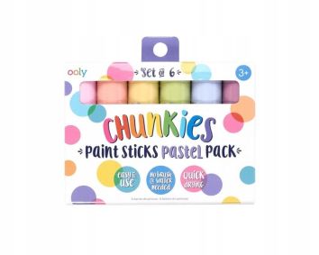 Farba w kredce Chunkies Paint Sticks pastel 6szt.