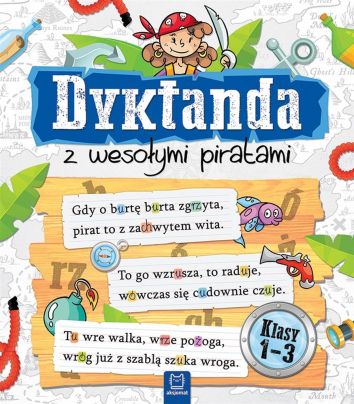 Dyktanda z wesołymi piratami. Klasy 1-3