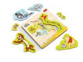 Puzzle drewniane Winnie The Pooh 12el TREFL