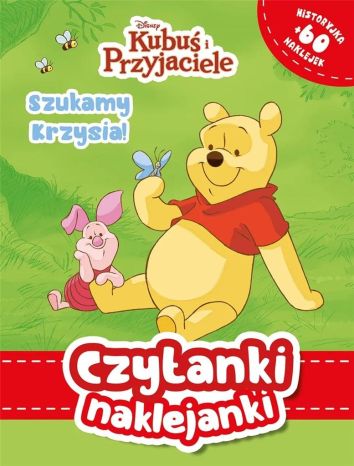 Czytanki naklejanki. Szukamy Krzysia. Disney