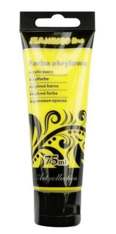 Farba akrylowa 75ml 004 żółta