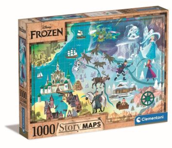 Puzzle 1000 Story Maps Frozen