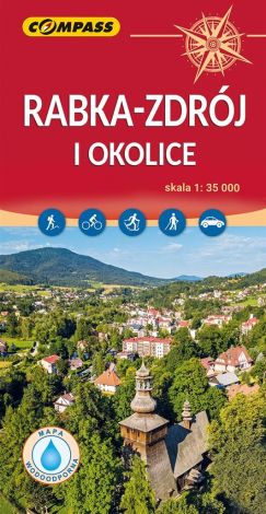 Mapa - Rabka zdrój i okolice 1:35 000