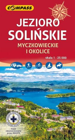 Mapa - Jezioro Solińskie 1:25 000
