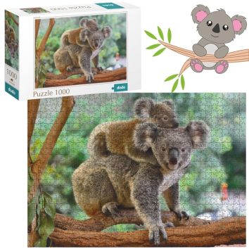 Puzzle 1000 Koala baby and mom