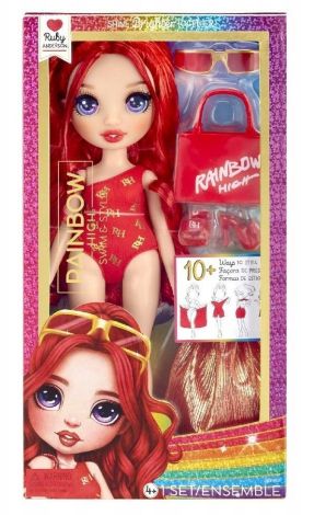 Rainbow High Swim&Style Fashion Doll - Ruby