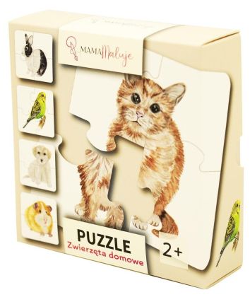 Puzzle 4-elementowe Zwierzęta domowe