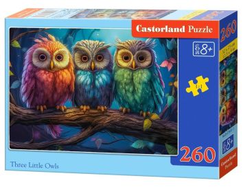 Puzzle 260 Three Little Owls CASTOR