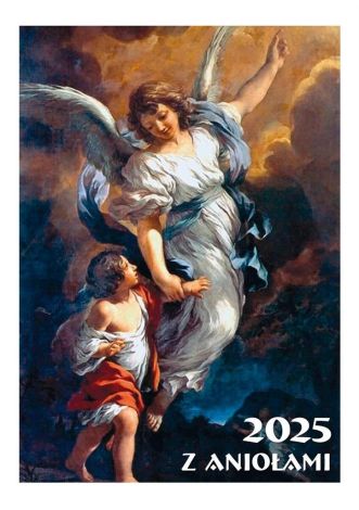 Kalendarz 2025 z aniołami