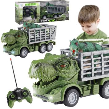 Ciężarówka R/C z figurką dinozaura