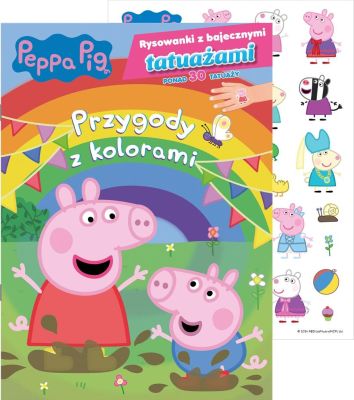 Peppa Pig. Rysowanki z bajecznymi tatuażami cz.1