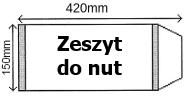 Okładka na zeszyt do nut A5 (25szt) NARNIA