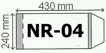 Okładka na podr B5 regulowana nr 4 (50szt) NARNIA