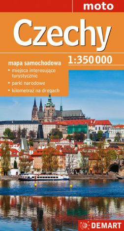 Czechy mapa samochodowa 1:350 000