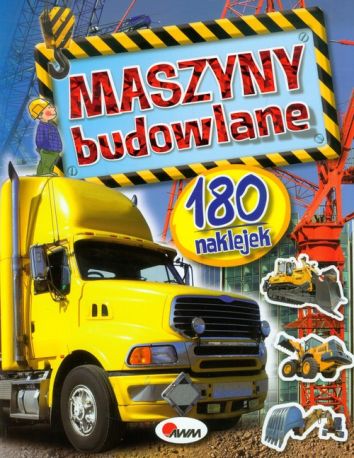 Maszyny budowlane. 180 naklejek