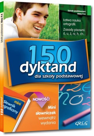 150 dyktand szkoła podstawowa + mini sł.+ zasa