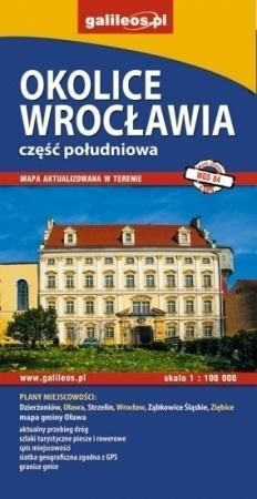 Okolice Wroclawia. Część południowa 1:100 000