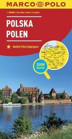 Polska Polen Marco Polo Highlights 1:800 000 Zoom System