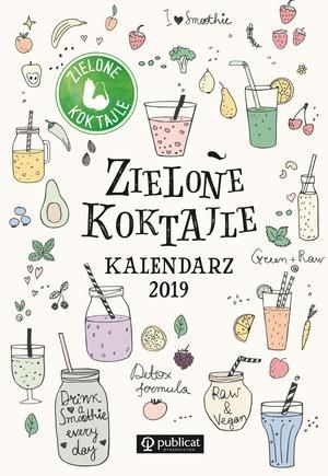 Zielone Koktajle. Kalendarz 2019