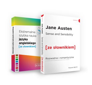 Pakiet Sense and Sensibilityi Ekstremalnie szybka nauka języka angielskiego