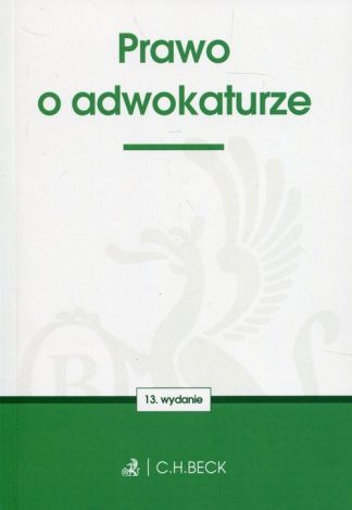 Prawo o adwokaturze WYD.13/2018