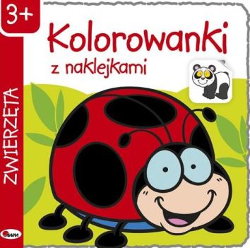 Kolorowanki z naklejkami. Zwierzęta