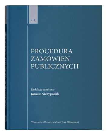 Procedura zamówień publicznych, Tom 1