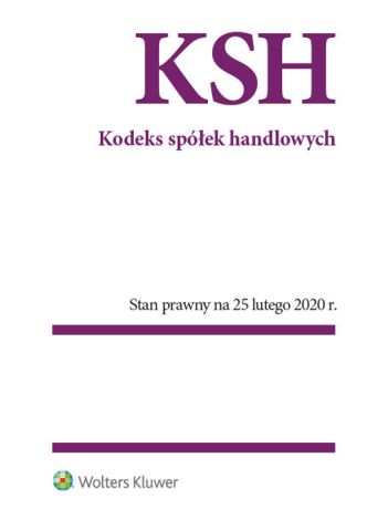 Kodeks spółek handlowych (wyd. 9/2020)