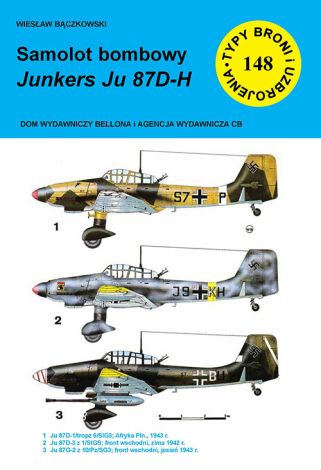 Samolot bombowy Junkers Ju 87 D-H (TBiU 148)