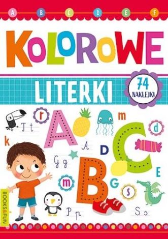 Kolorowe literki plus naklejki