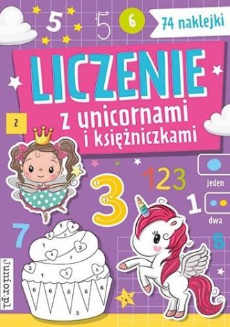 Liczenie z unicornami i księżniczkami plus naklejki