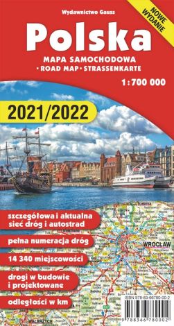 Mapa Polska 700 000 (wyd. 4)