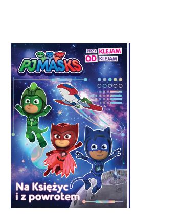 PJ Masks. Przyklejam Odklejam. Na Księżyc i z powrotem