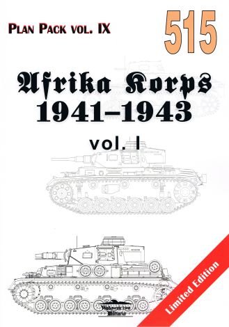 Afrika Korps 1941-1943 vol. 1 Plan Pack vol. IX 515 (Limited Edition)