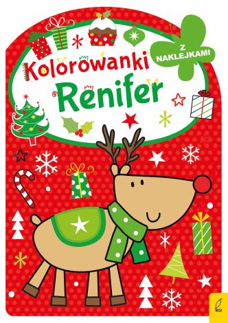 Kolorowanka z wykrojnikiem. Renifer