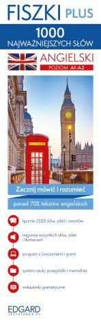 Angielski. 1000 najważniejszych słów. Fiszki PLUS (wyd. 2)