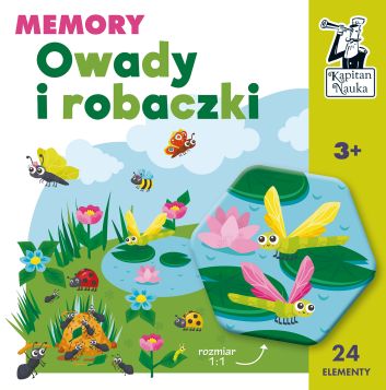 Gra Memory Owady i robaczki Kapitan Nauka 3+