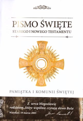 Biblia domowa 2020 Pamiątka I Komunii Świętej