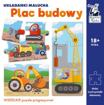 Puzzle Plac budowy. Układanki malucha