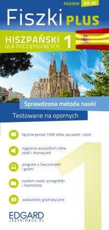 Hiszpański. Fiszki Plus dla początkujących 1 wyd. 2022