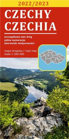 Mapa drogowa Czechy 1:440 000 laminowana (wyd. 2022)