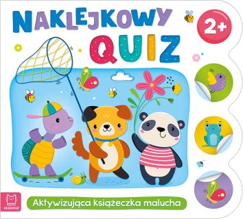 Naklejkowy quiz 2+. Aktywizująca książeczka malucha