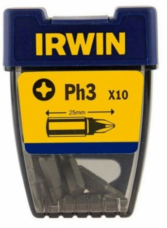 Grot Phillips Ph3 L=25 mm 1/4" 10 szt. Irwin 10504332