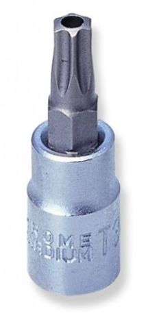 S08H227 Klucz wpustowy TORX z otworkiem i nasadką 1/4" L 37 mm Jonnesway T27